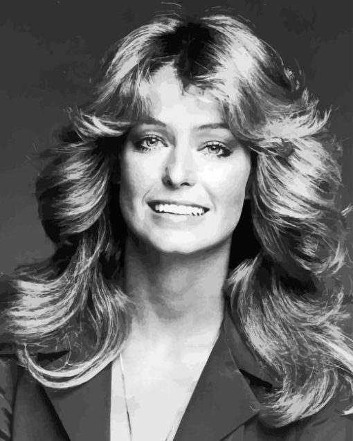 Farrah Fawcett Paint By Numbers