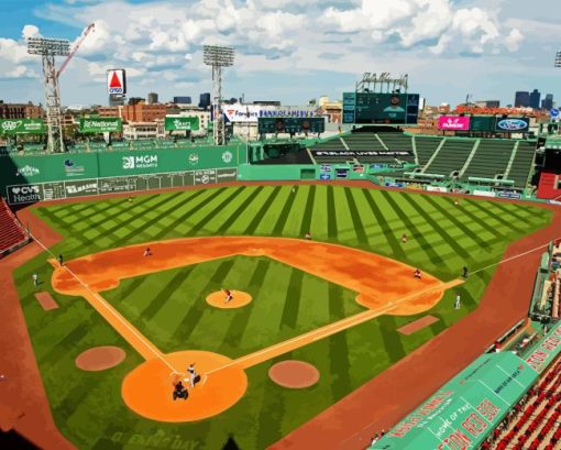 Fenway Park Paint By Number