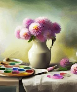 Floral Still Life Paint By Numbers