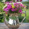 Flowers In A Silver Pitcher Paint By Numbers