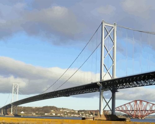 Forth Road Bridge Paint By Numbers