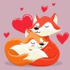 Fox Couple Paint By Numbers