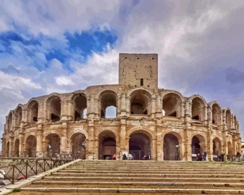 France Arles Amphitheatre Paint By Number