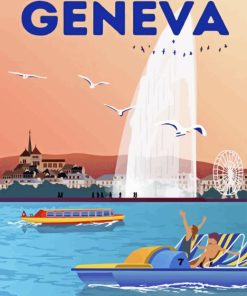 Geneva Poster Paint By Numbers