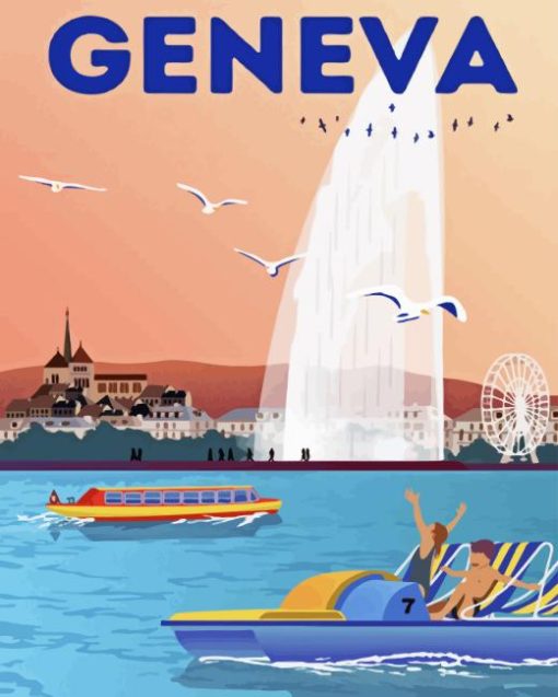 Geneva Poster Paint By Numbers