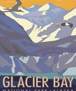 Glacier Bay National Park Poster Paint By Number