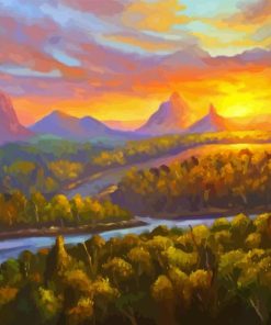 Glass House Mountains Paint By Number