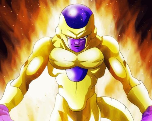 Golden Frieza Paint By Number