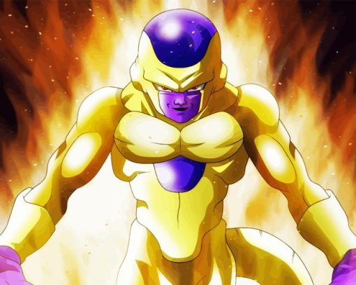 Golden Frieza Paint By Number