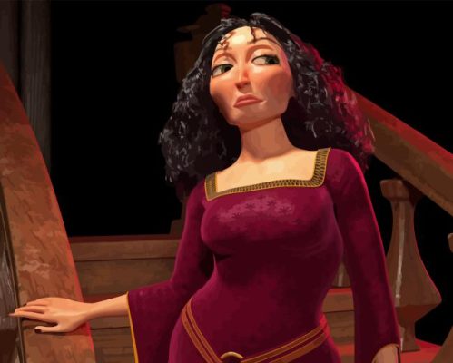 Gothel Disney Character Paint By Number