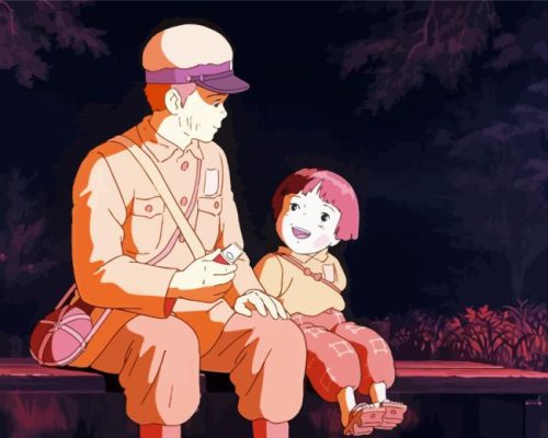 Grave Of The Fireflies Paint By Number