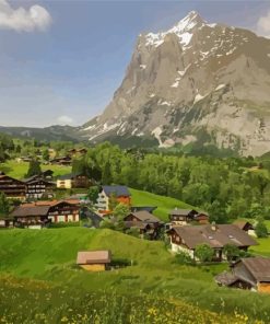 Grindelwald In Switzerland Paint By Numbers