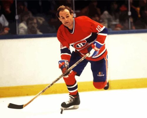 Guy Lafleur Player Paint By Numbers