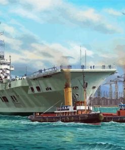 HMS Ark Royal Paint By Number