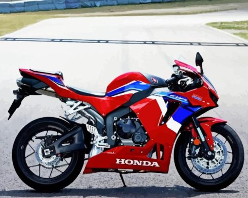 Honda 600 RR Paint By Number