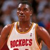 Hakeem Olajuwon Basketballer Paint By Numbers