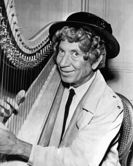 Harpo Marx Paint By Number