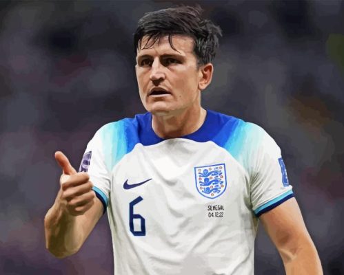 Harry Maguire Player Paint By Numbers