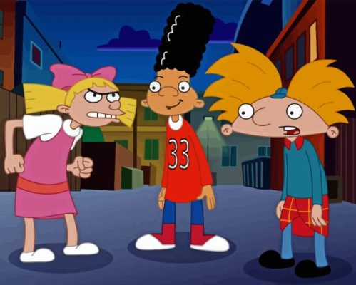 Hey Arnold Paint By Numbers