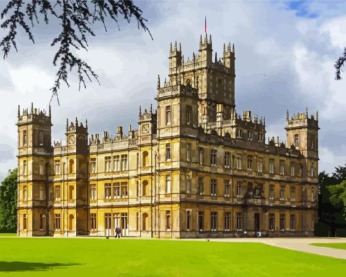 Highclere Castle In Hampshire Paint By Numbers