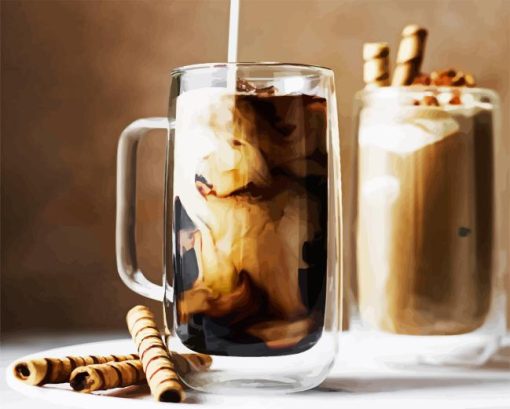 Iced Coffee Paint By Numbers