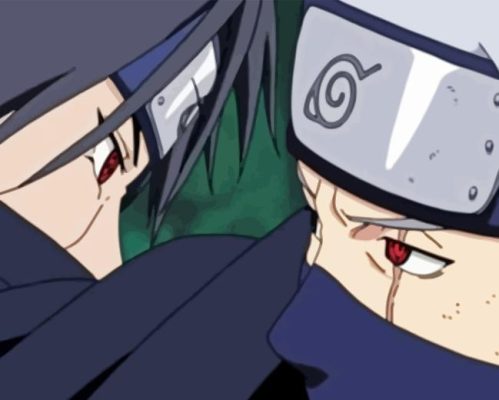 Itachi And Kakashi Paint By Numbers