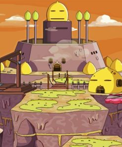 Lemongrab Castle Paint By Numbers