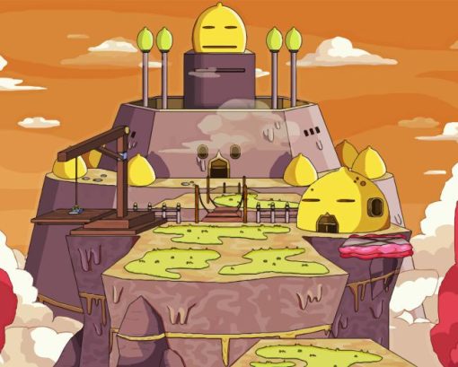 Lemongrab Castle Paint By Numbers