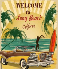 Long Beach California Paint By Number