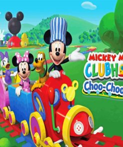 Mickey Mouse Clubhouse Paint By Number