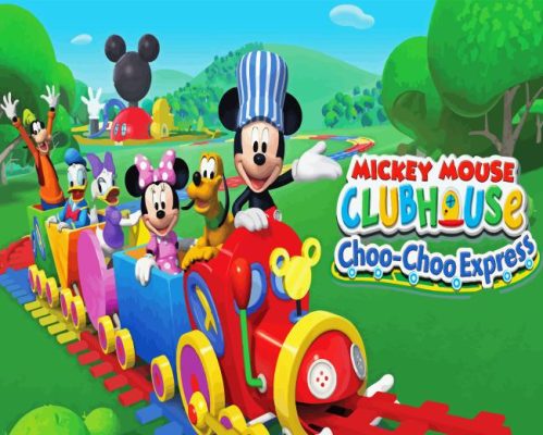 Mickey Mouse Clubhouse Paint By Number