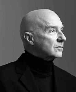 Black And White Midge Ure Paint By Number