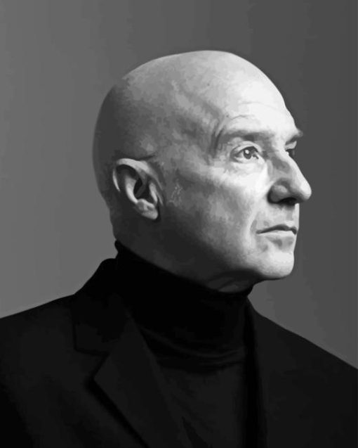 Black And White Midge Ure Paint By Number