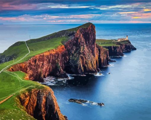 Neist Point Landscape Paint By Number