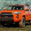 Orange Toyota 4Runner Paint By Numbers