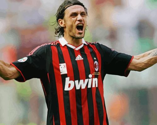 Paolo Maldini Paint By Number