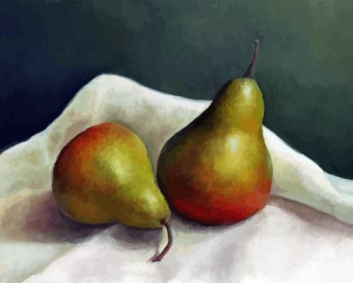 Pears Still Life Art Paint By Number