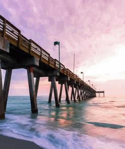Pompano Beach Pier Paint By Number