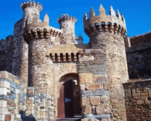 Ponferrada Castle Paint By Number