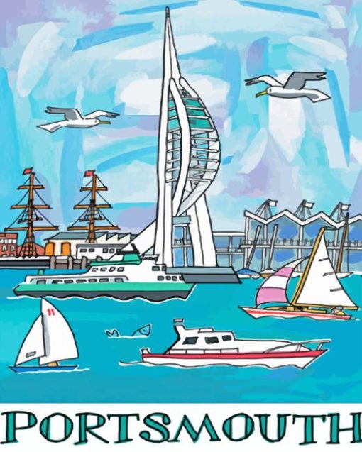 Portsmouth Poster Art Paint By Numbers