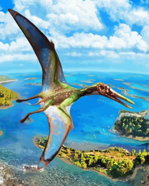 Pterosaur Reptile Paint By Number
