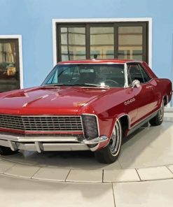 Red 63 Riviera Car Paint By Number