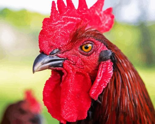 Rhode Island Red Paint By Number