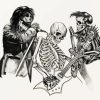 Rock And Roll Skeletons Paint By Number