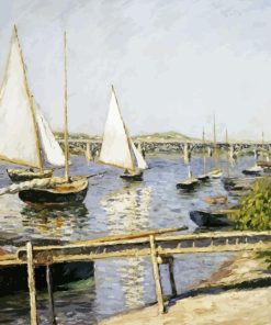 Sailing Boats At Argenteuil Paint By Number