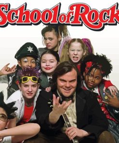 School Of Rock Poster Paint By Number