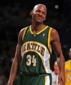 Seattle Supersonics Player Paint By Numbers