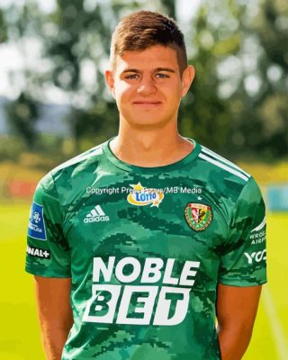 Slask Wroclaw Player Paint By Numbers