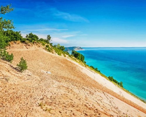 Sleeping Bear Dunes Paint By Numbers