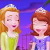 Sofia The First And Amber Paint By Numbers